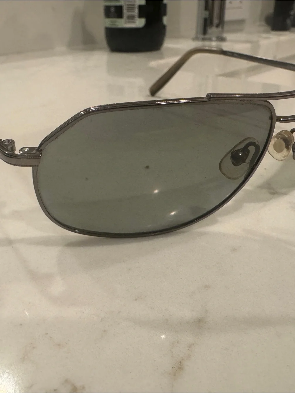 Men’s Morgenthal Frederics Stealth 60 Aviator Sunglasses - Gray Lenses
